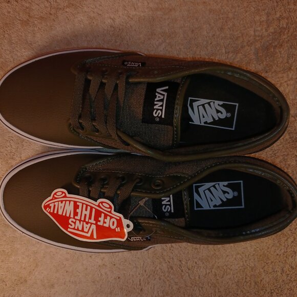 Vans Men's 7/Women's 8.5 Atwood Grape Leaf Denim/Leather - Picture 9 of 11